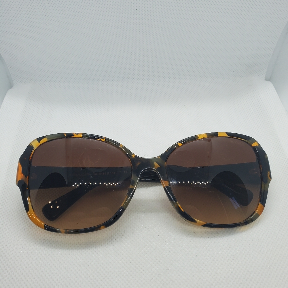Coach Honey Mosaic Black Sunglasses - Picture 2 of 11